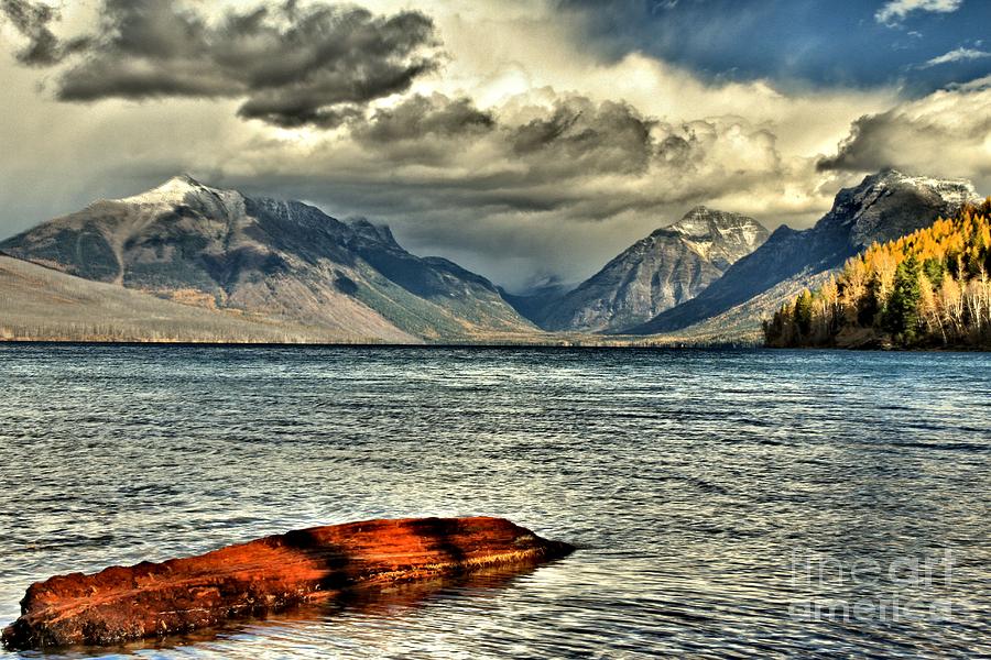 Glacier National Park Photograph - Afloat by Adam Jewell