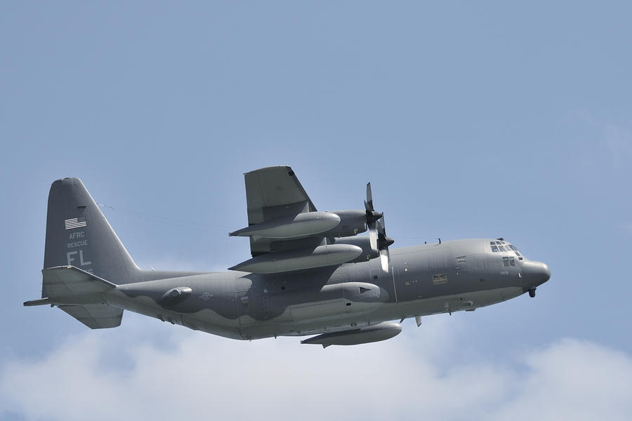 AFRC C-130 Hercules rescue  aircraft Photograph by Bradford Martin