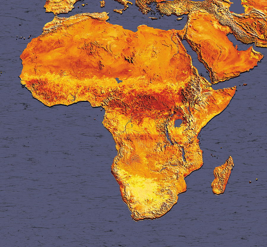 Africa Photograph by Dynamic Earth Imaging/science Photo Library