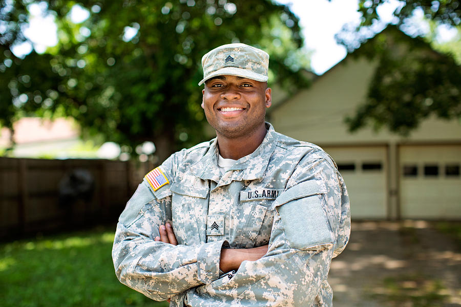 African American Sergeant U.S. Army Photograph by DanielBendjy