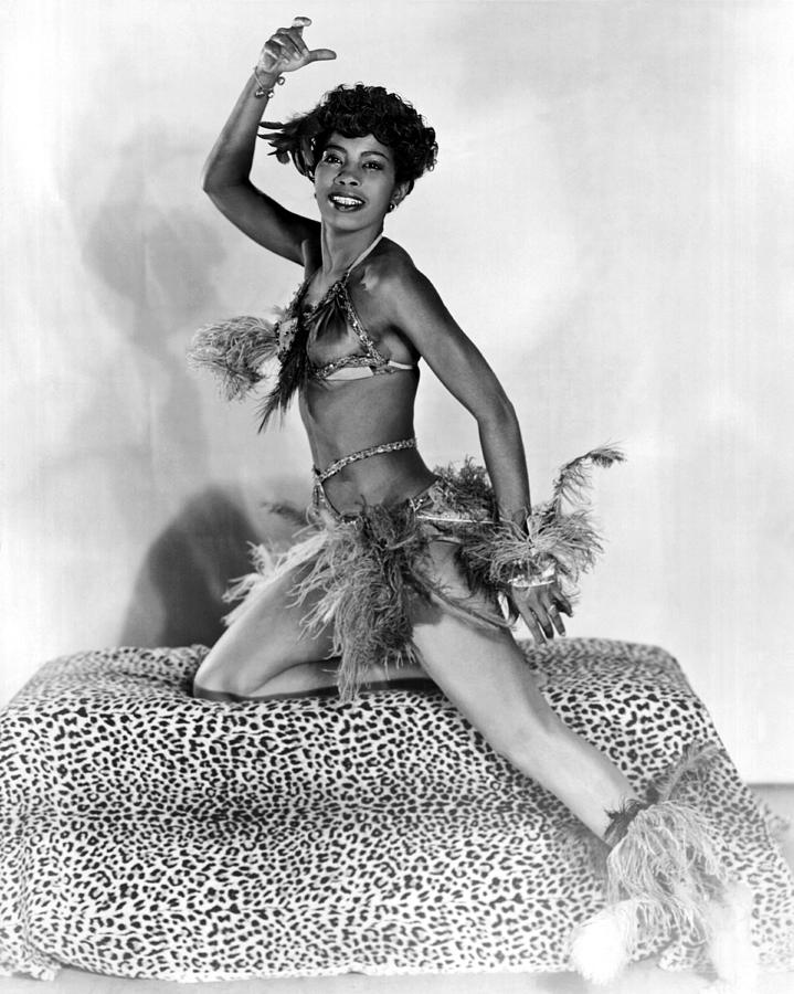 Black And White Photograph - African American Woman Dancer by Underwood Archives