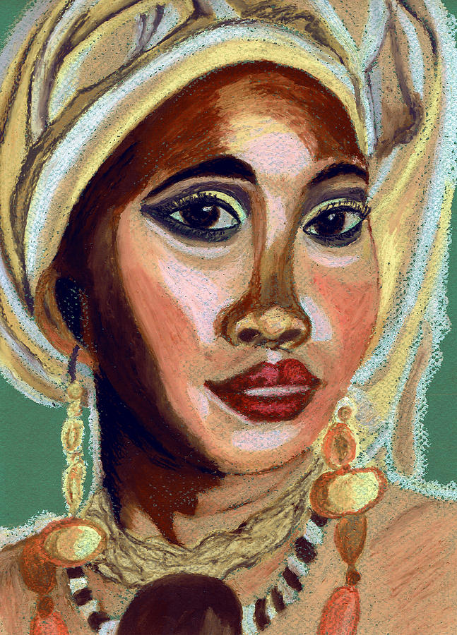 African beauty Painting by Luana Beatrice Lazar Pixels