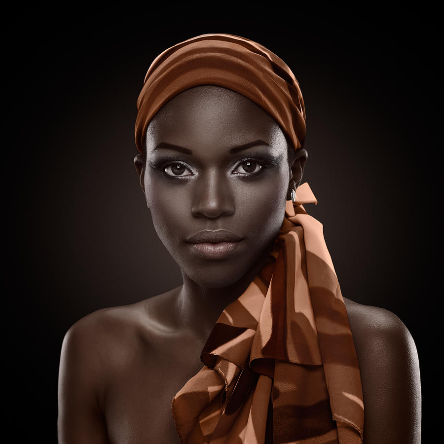 African Beauty Photograph by StudioThreeDots