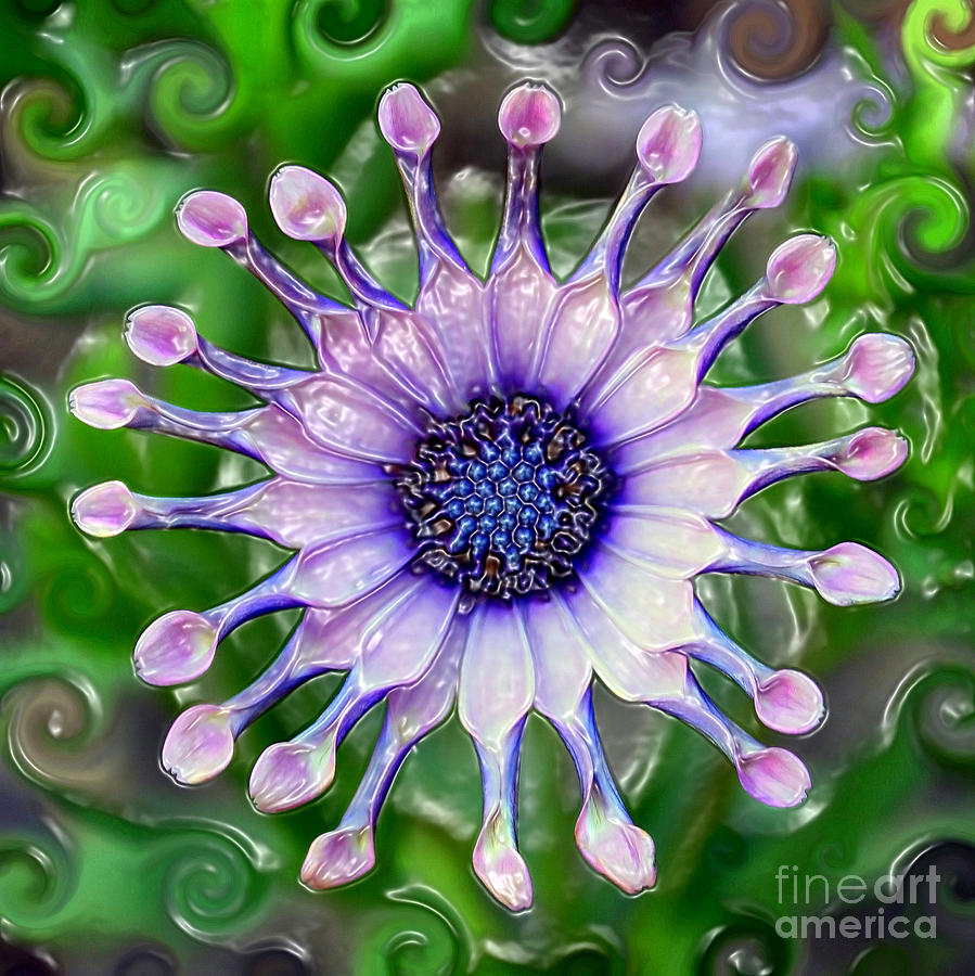 Abstract Photograph - African Daisy for Van Gogh by Carol Groenen