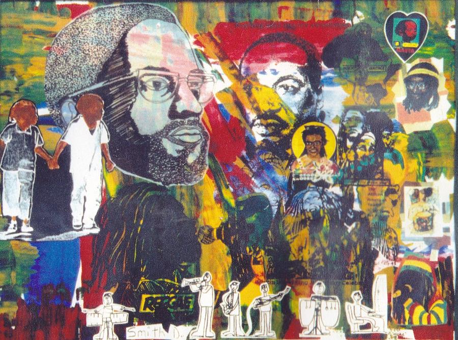African History Painting by Kalikata MBula African History Painting by Kalikata MBula