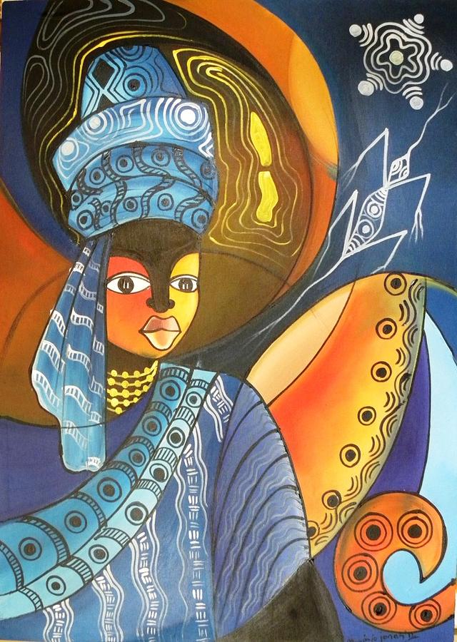 African Princess Painting by Muyonjo - Fine Art America