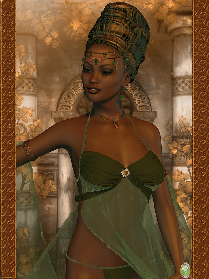 African Queen Diaspora Digital Art By Maryann Halstead