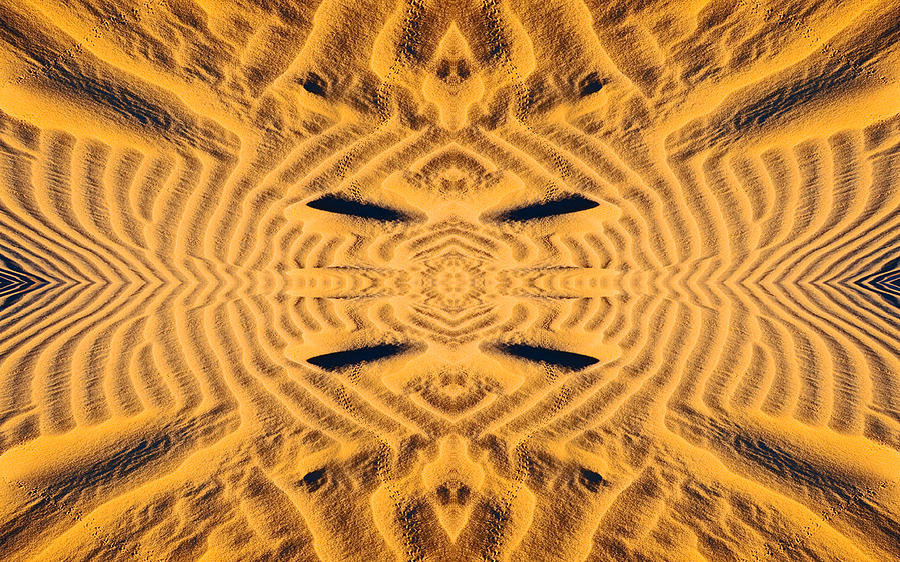 Sahara Ripples Pattern - African Motif Photograph by Christopher Byrd