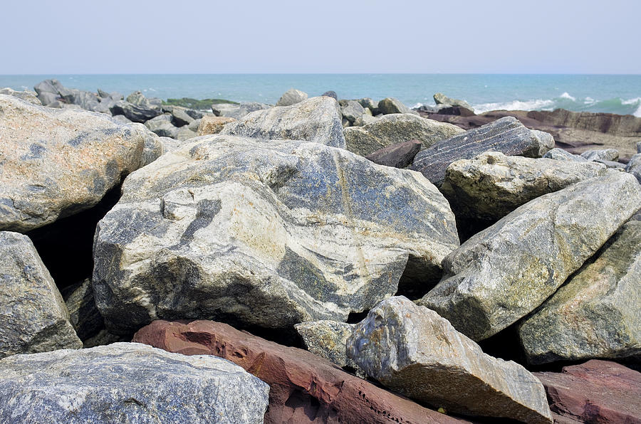 Nature Photograph - African sea granite stones by Aleksandr Volkov
