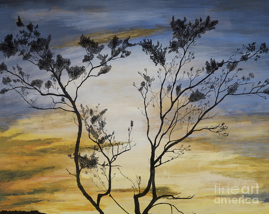 African Sunset Painting by Stuart Engel