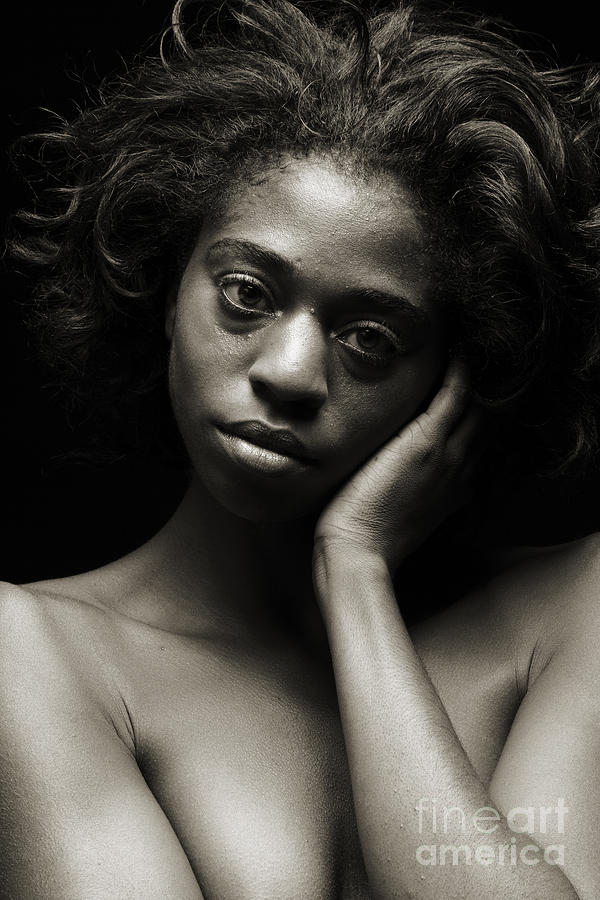 Chynna African American Nude Girl In Sexy Sensual Photograph And In 