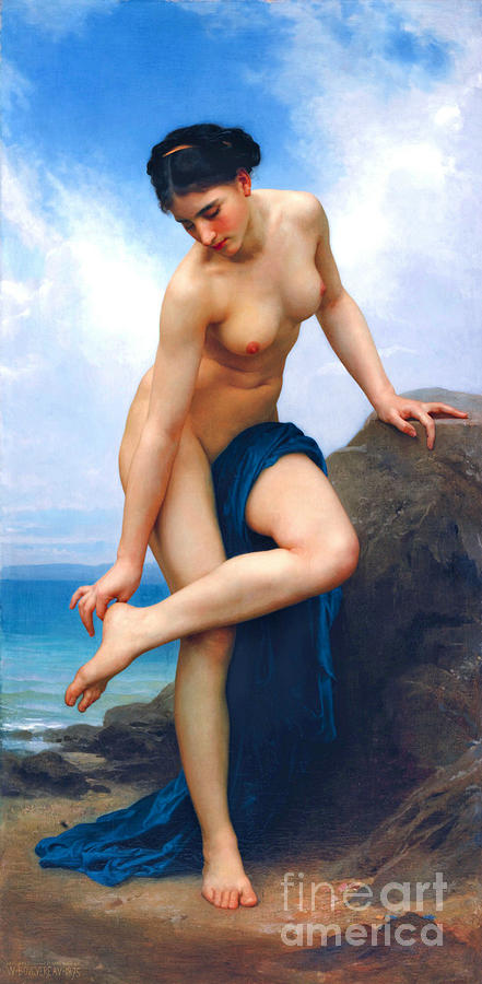 After Bathing 1875 Painting by Padre Art