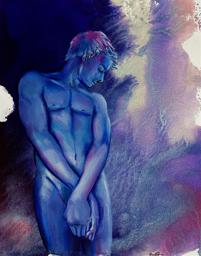 Male Nude Painting - After Midnight by Rene Capone