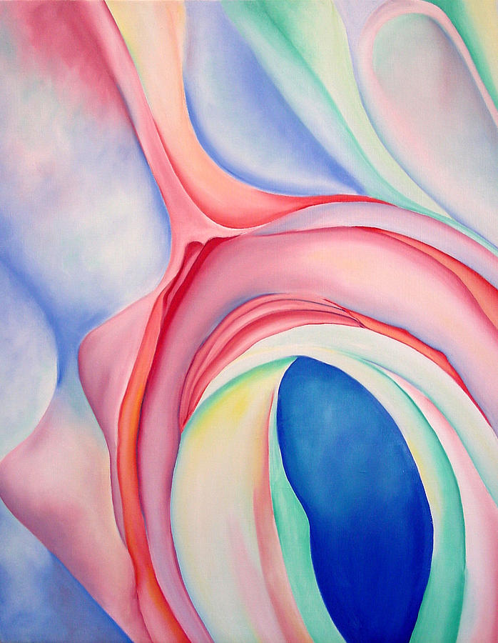After Okeeffe Painting by Joshua Morton