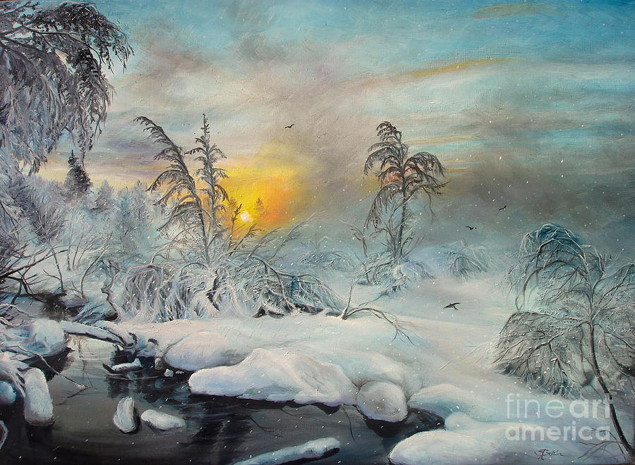 After Storm Painting by Sorin Apostolescu