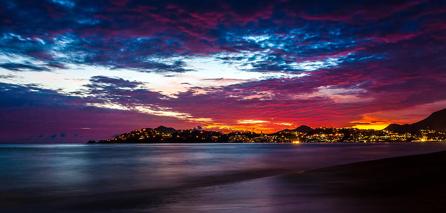 After Sunset on Manzanillo Bay Photograph by Tommy Farnsworth