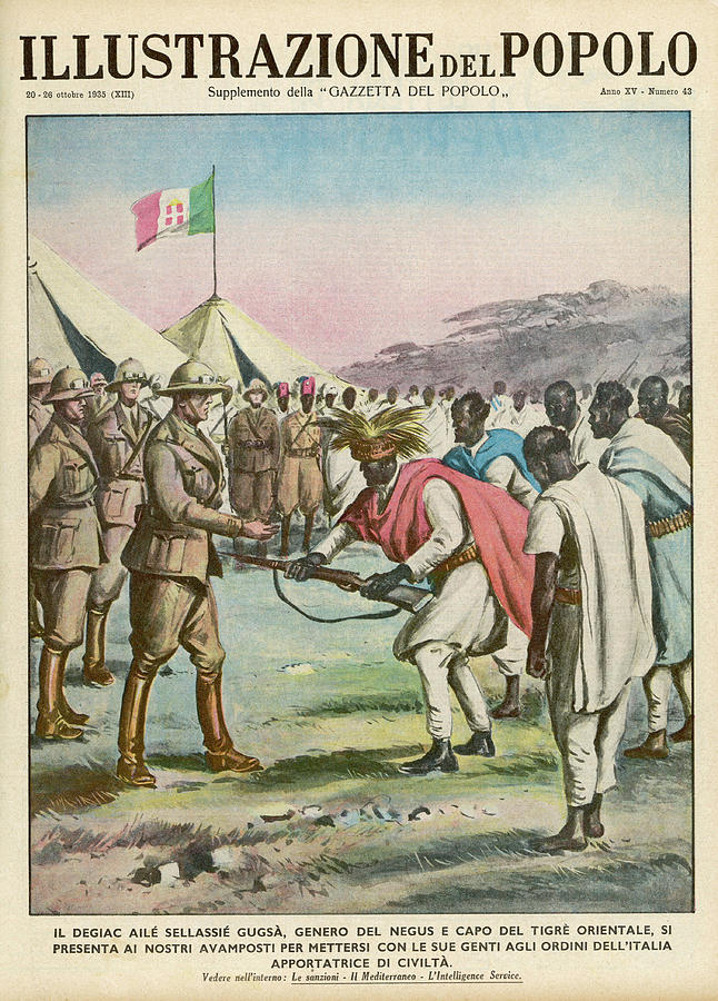 After The Defeat At Adwa, An Ethiopian Drawing by Mary Evans Picture ...