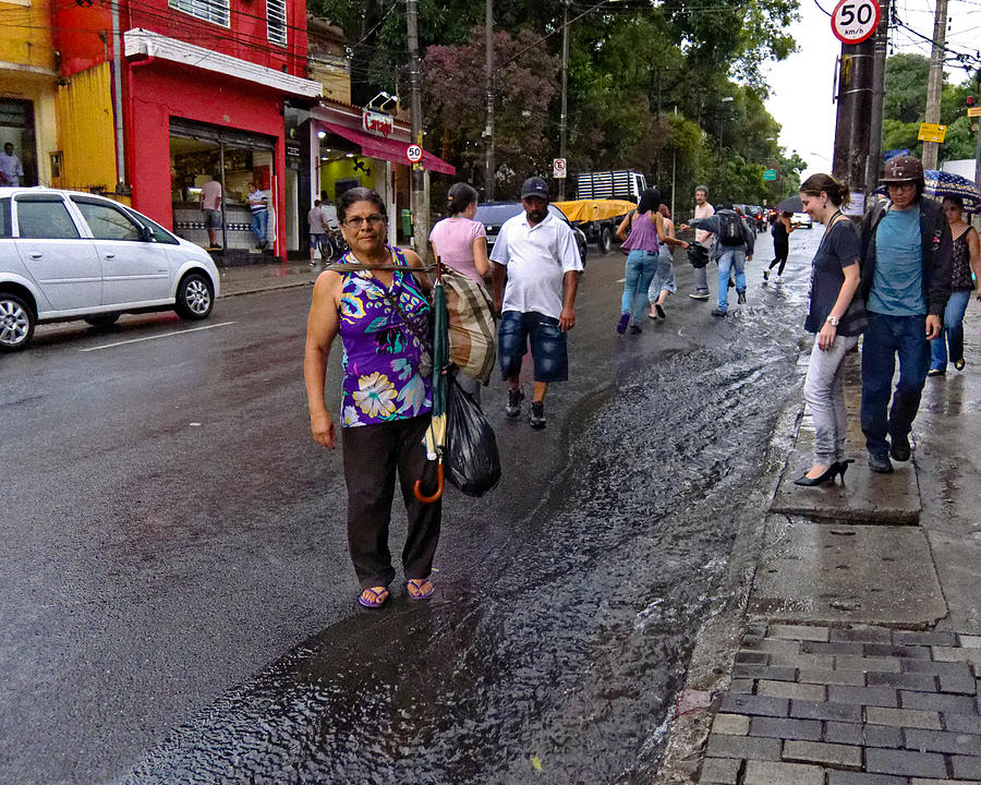 After the Rain - Sao Paulo Photograph by Julie Niemela