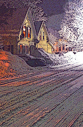 After the Snow - Two Digital Art by Nancy Griswold
