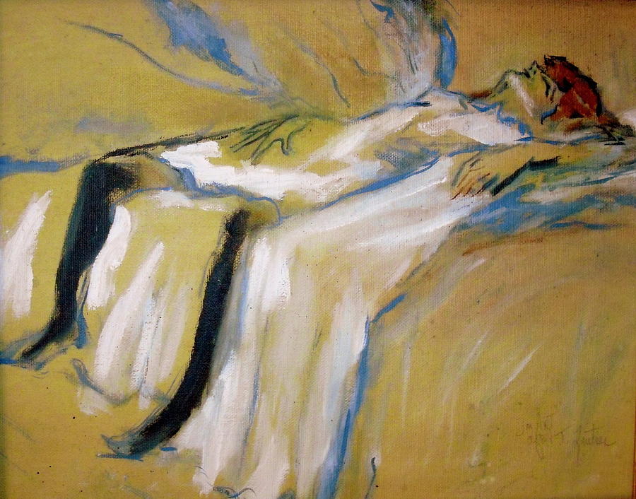 after Toulouse Lautrec Painting by Jodie Marie Anne Richardson Traugott          aka jm-ART