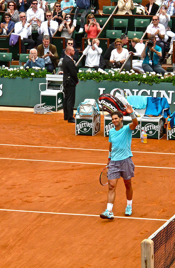 Rafael Nadal After Victory Photograph by Lexi Heft