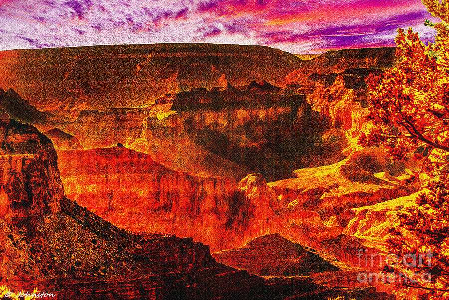Afterglow Grand Canyon National Park Photograph
