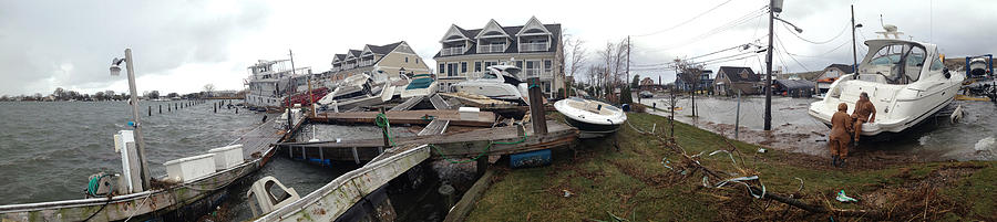 Architecture Photograph - Aftermath Of Hurricane Sandy, Island by Panoramic Images