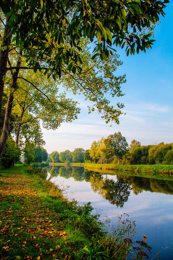 Afternoon Along a French Canal Photograph by W Chris Fooshee