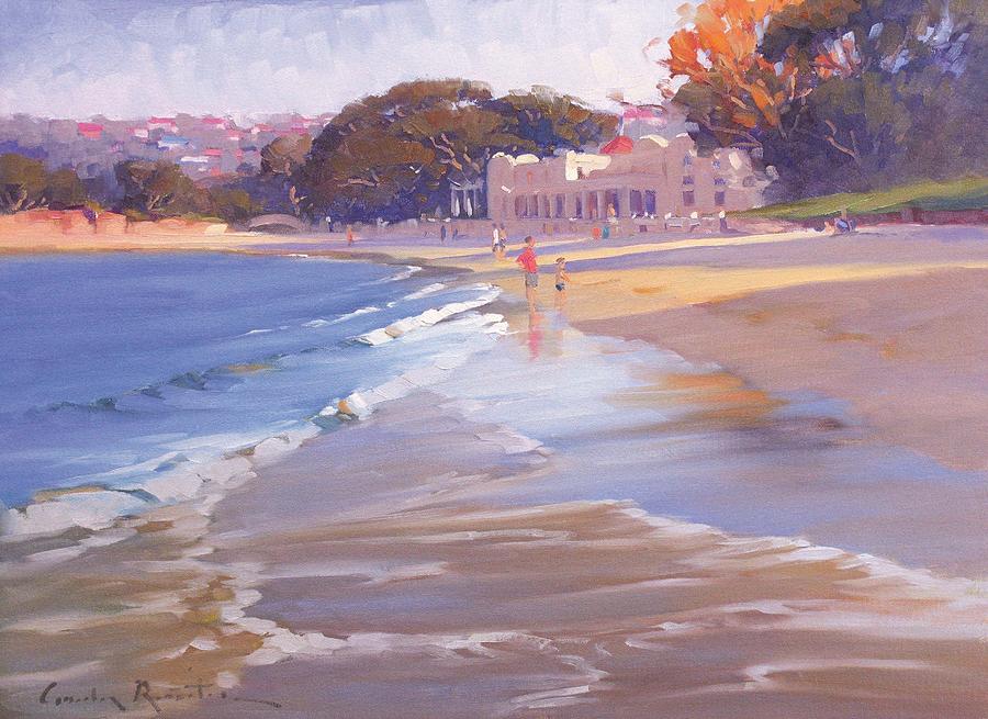 Afternoon at Balmoral Beach Painting by Gordon Rossiter