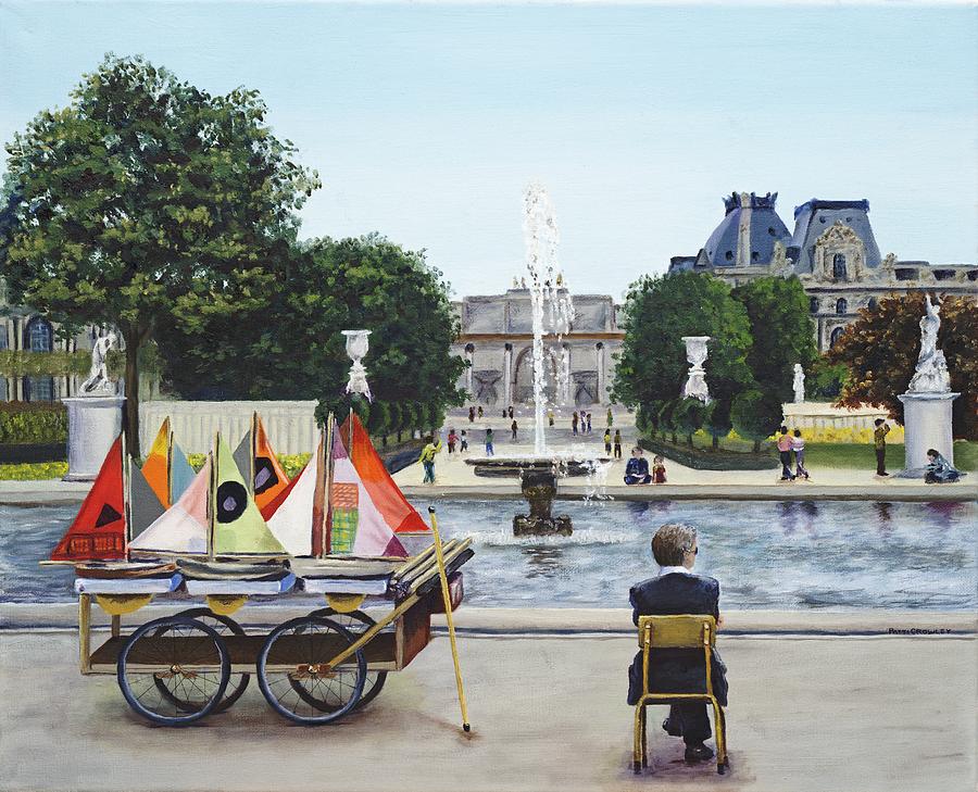 Louvre Painting - Afternoon At The Louvre by Patricia Crowley