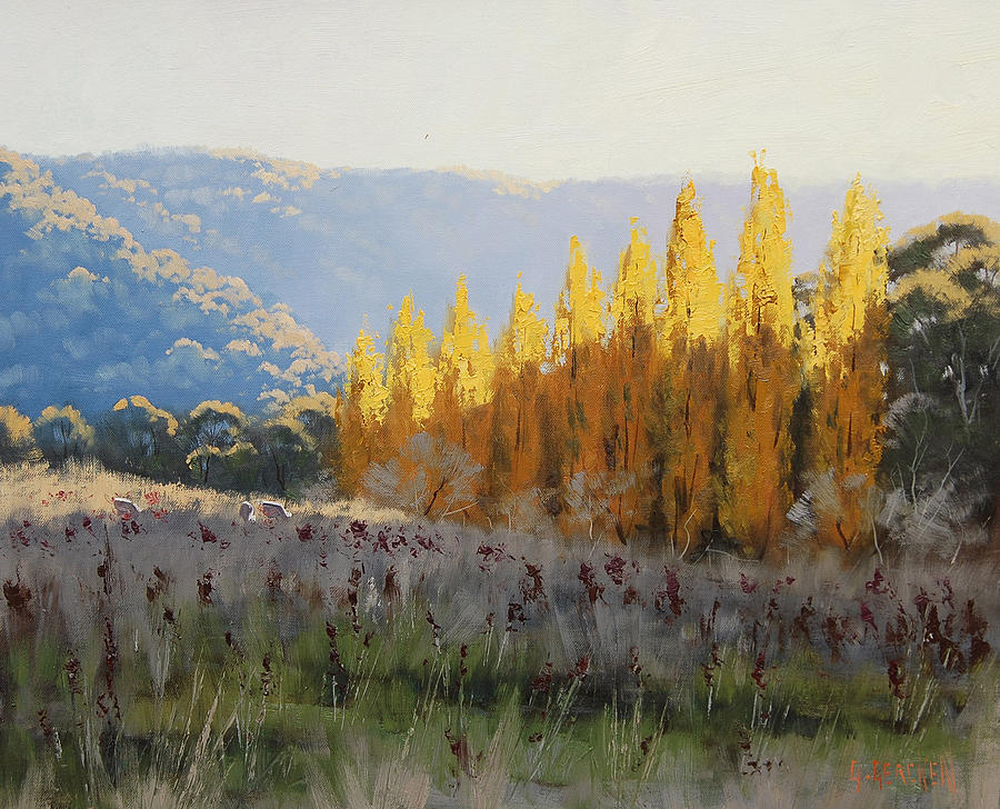 Fall Painting - Afternoon Autumn Light by Graham Gercken