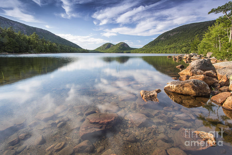 Acadia National Park Photograph - Afternoon by the Pond by Marco Crupi