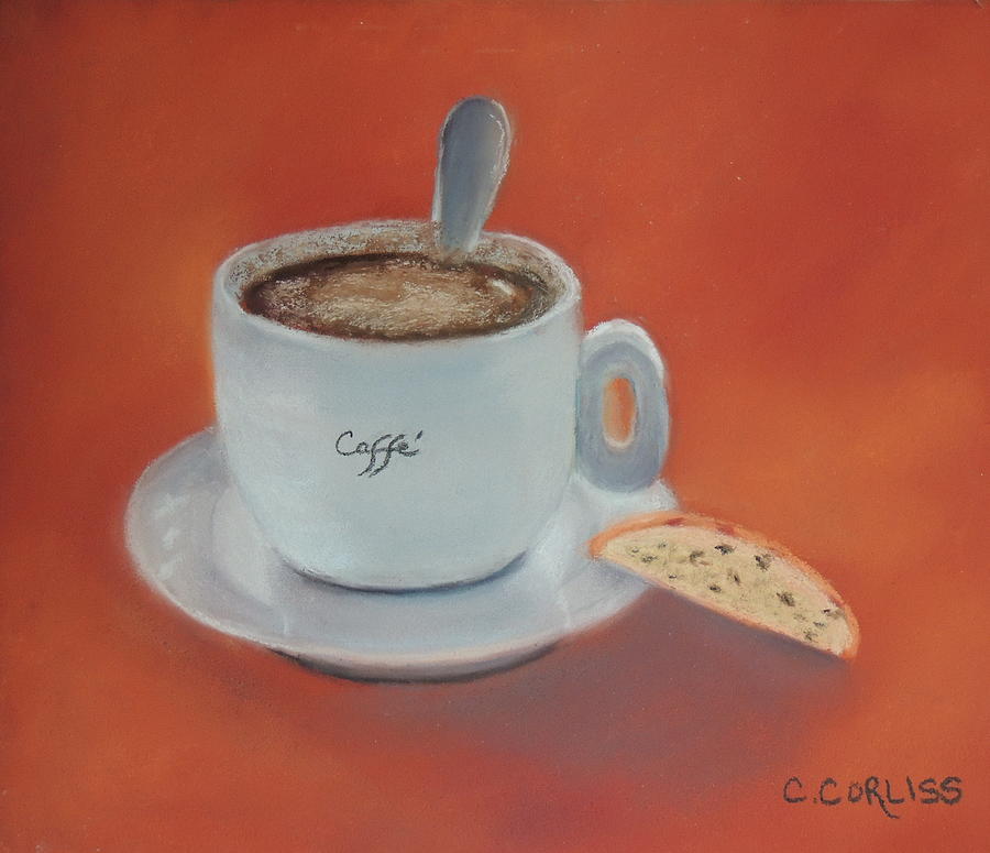 Afternoon Caffe Pastel by Carol Corliss