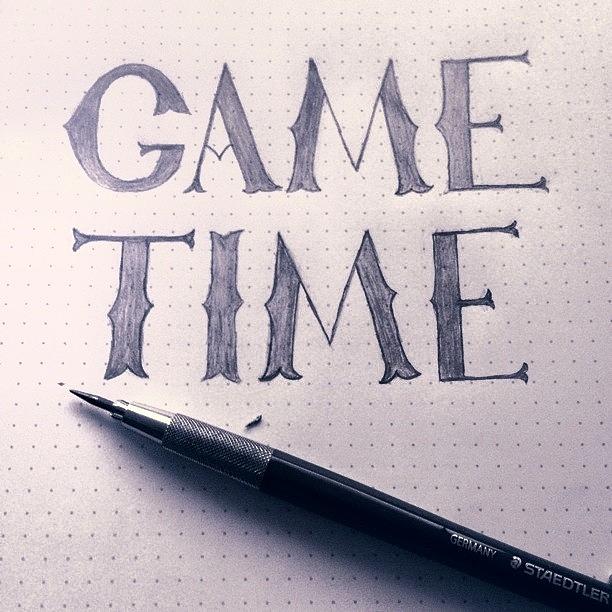 Typography Photograph - Afternoon #doodle #gametime #mm by Winart Foster