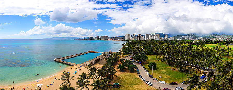 Paradise Photograph - Afternoon on Waikiki by Jason Chu