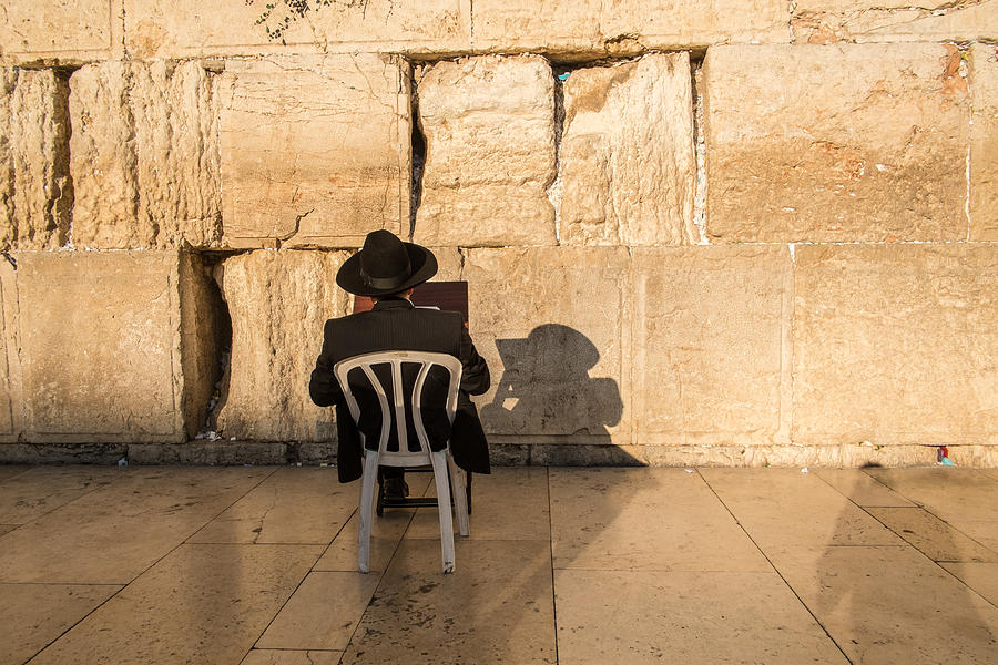 Israel Photograph - Afternoon Prayers Western Wall by Mason Resnick