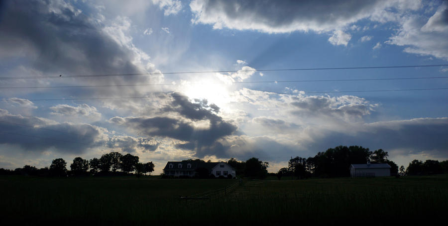 Afternoon Rain Photograph by Alex Mobile - Fine Art America