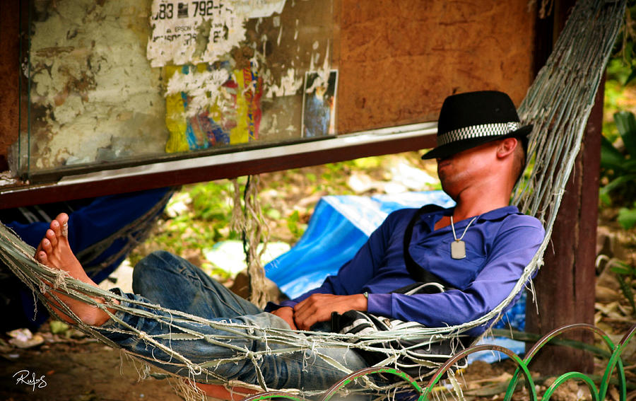 Hammock Photograph - Afternoon Relaxation by Allan Rufus Hammock Photograph - Afternoon Relaxation by Allan Rufus