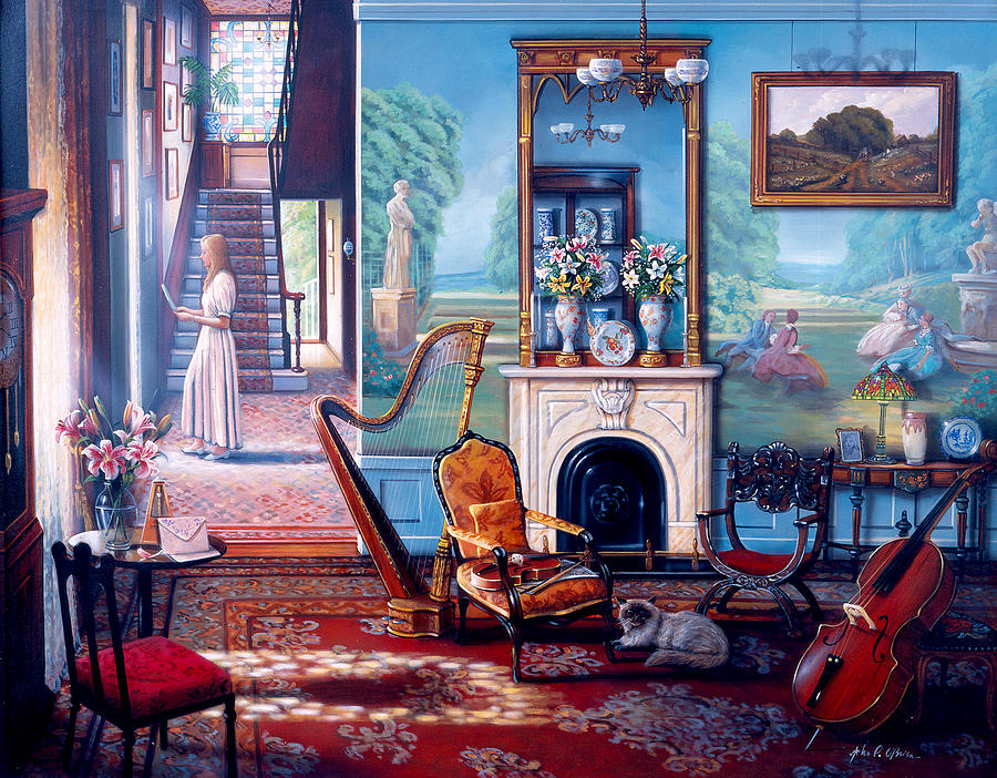 Interior Painting - Afternoon Reminiscence by MGL Meiklejohn Graphics Licensing