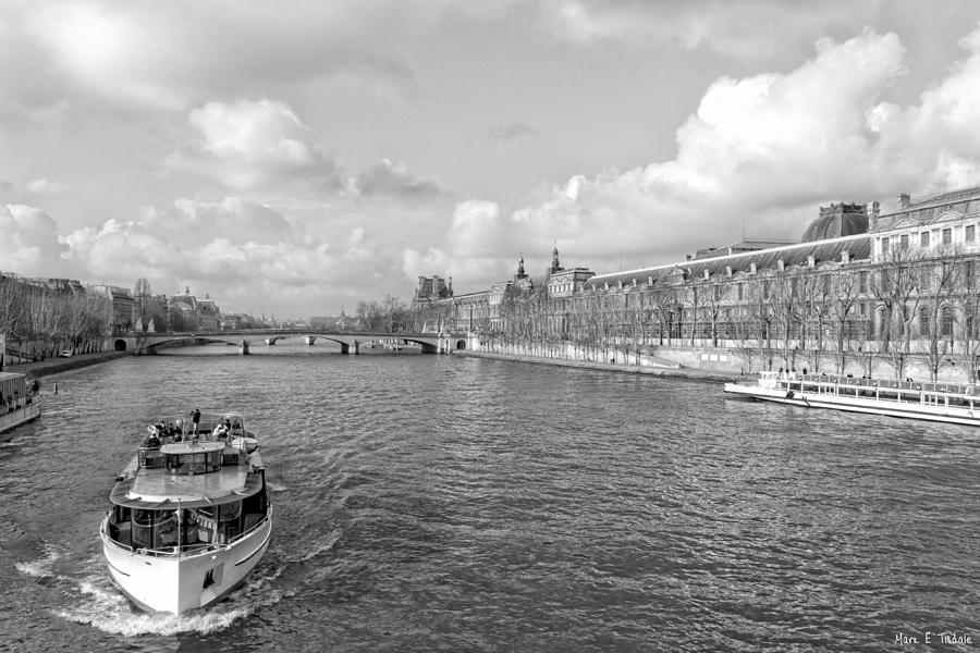 Afternoon River Cruise On The Seine - Paris Photograph by Mark Tisdale