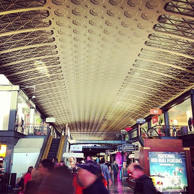 Train Photograph - Afternoon Rush At #unionstation #metro by Winart Foster