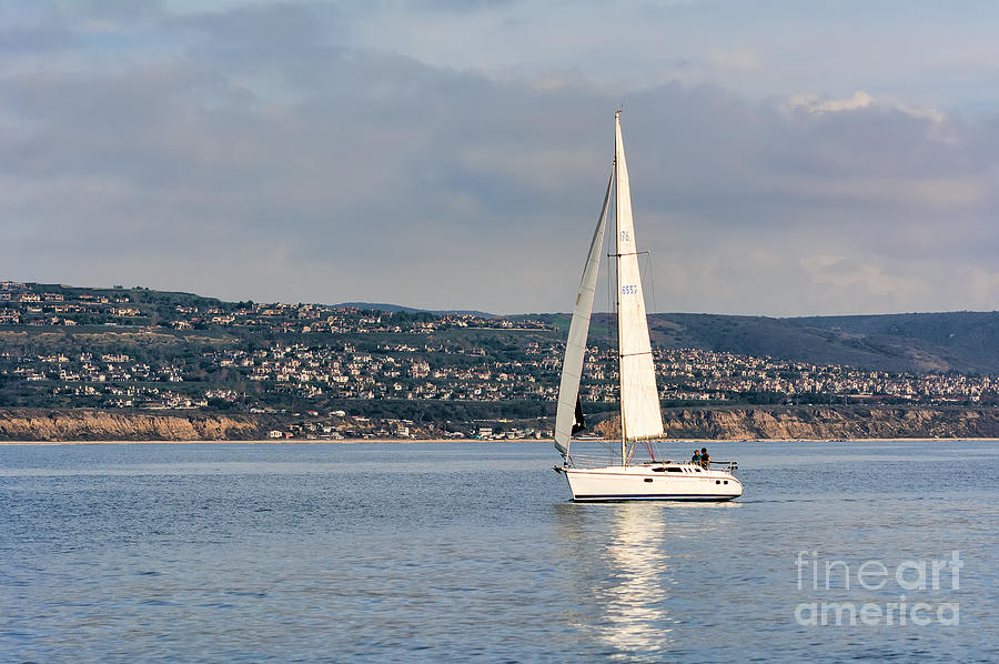 Boat Photograph - Afternoon Sail by Eddie Yerkish