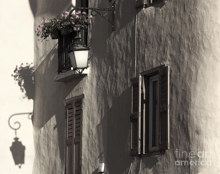 afternoon shadow in Briancon France Photograph by Colin Woods