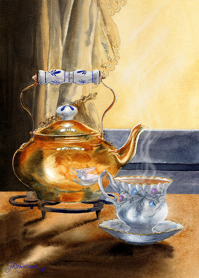 Afternoon Tea Painting by Jill Westbrook