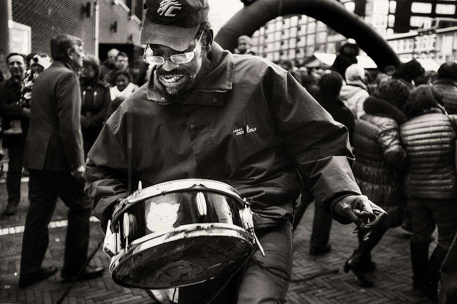 Drummer Photograph - Against all odds by Michel Verhoef