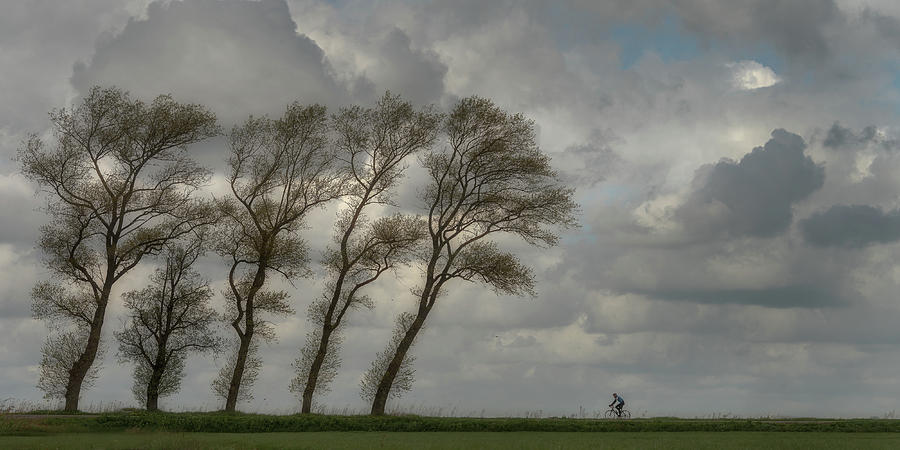 Panorama Photograph - Against The Wind........... by Piet Haaksma
