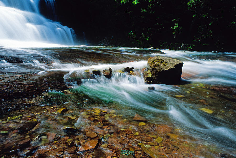 Agate Falls in U.P. Photograph by Dennis Cox