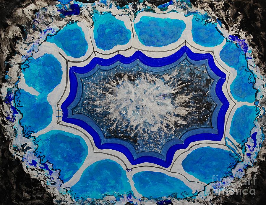Agate Geode 8 Painting by Barbara A Griffin