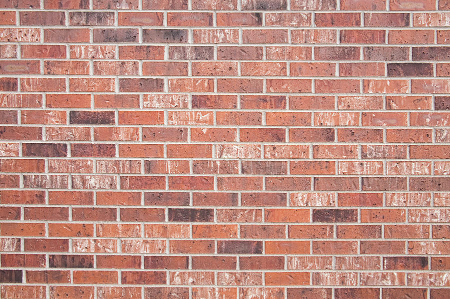 Aged Bricks On the Wall Texture Photograph by James BO Insogna