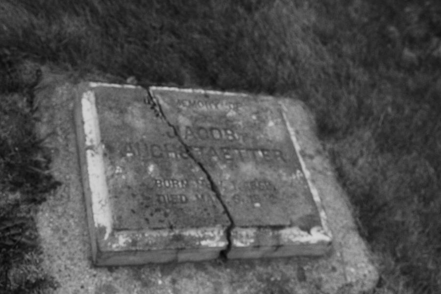 Aged Tombstone Photograph by Ryan Crouse